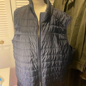 Men's Navy Quilted Vest